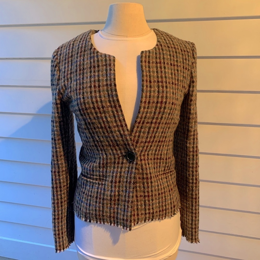 Isabel Marant Etoile wool blend fitted jacket